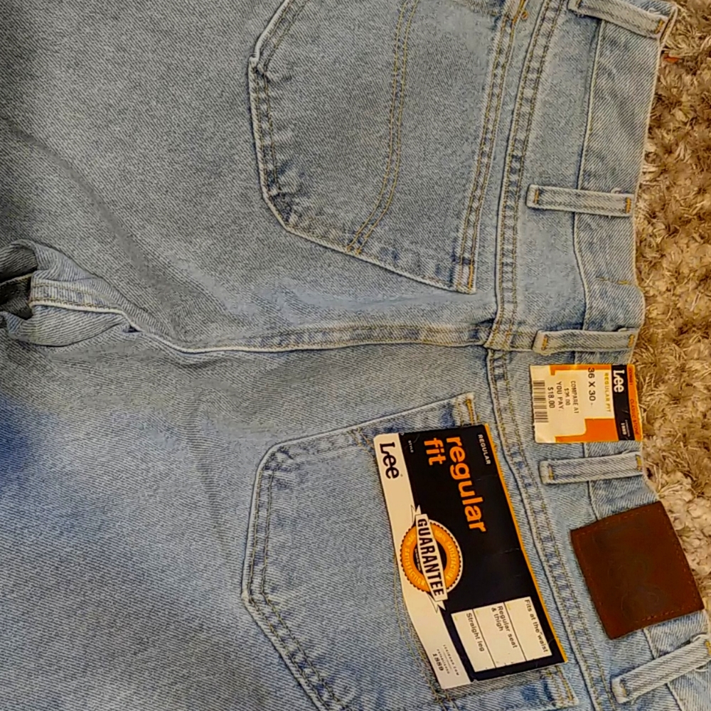Lee men's jeans 36w x30l